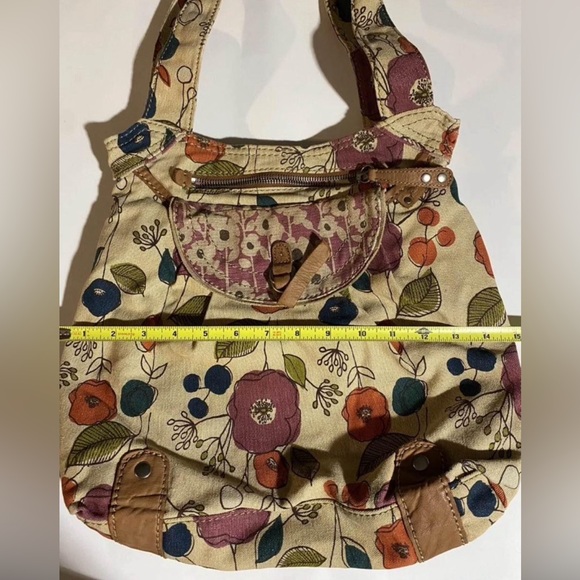 Vintage Fossil handbag tote purse - Picture 1 of 3